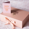 Pink Mother's Day Gift Box With Gold Foil