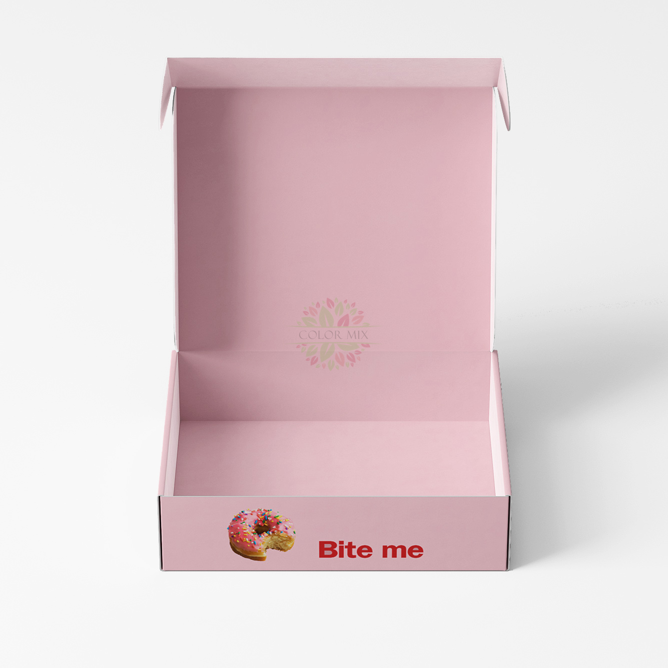 Pink Paper Box For Food Packaging Gift Box