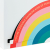 Color Rainbow Gift Packaging Box For Kid Party