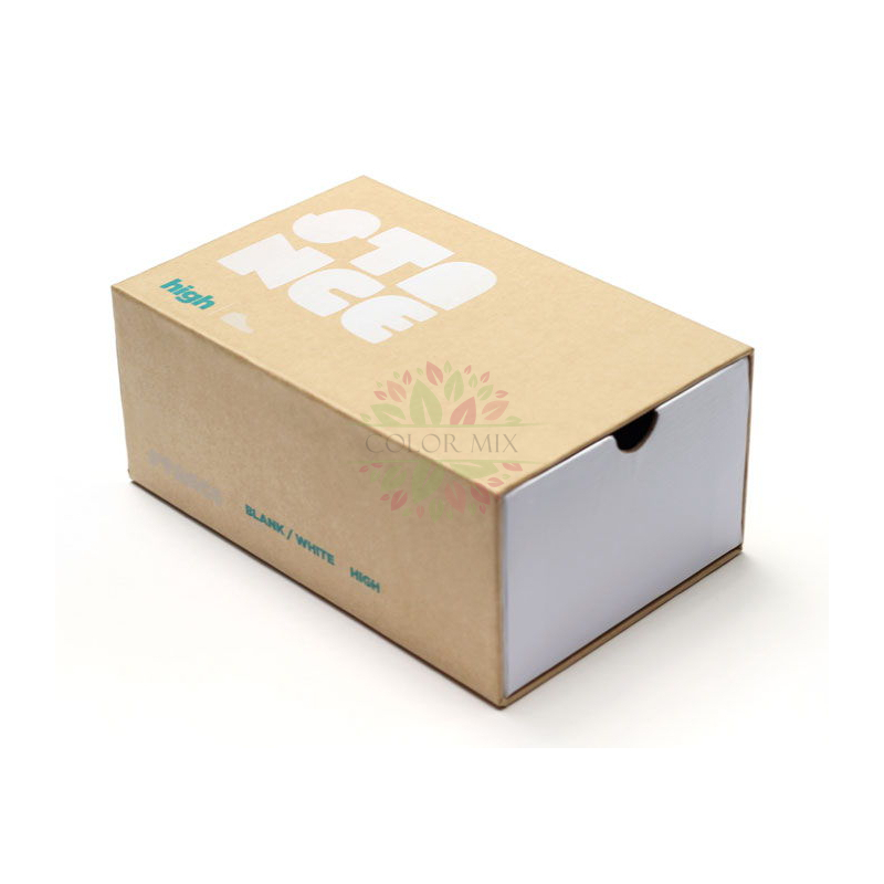 Kraft Paper Drawer Slide Box Packaging For Shoe