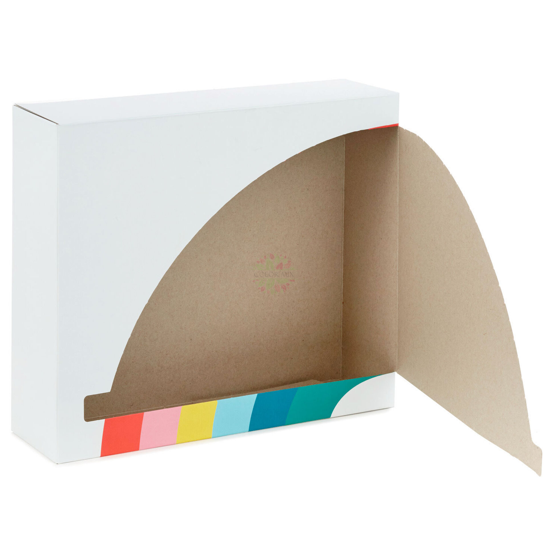 Color Rainbow Gift Packaging Box For Kid Party