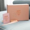 Pink Mother's Day Gift Box With Gold Foil