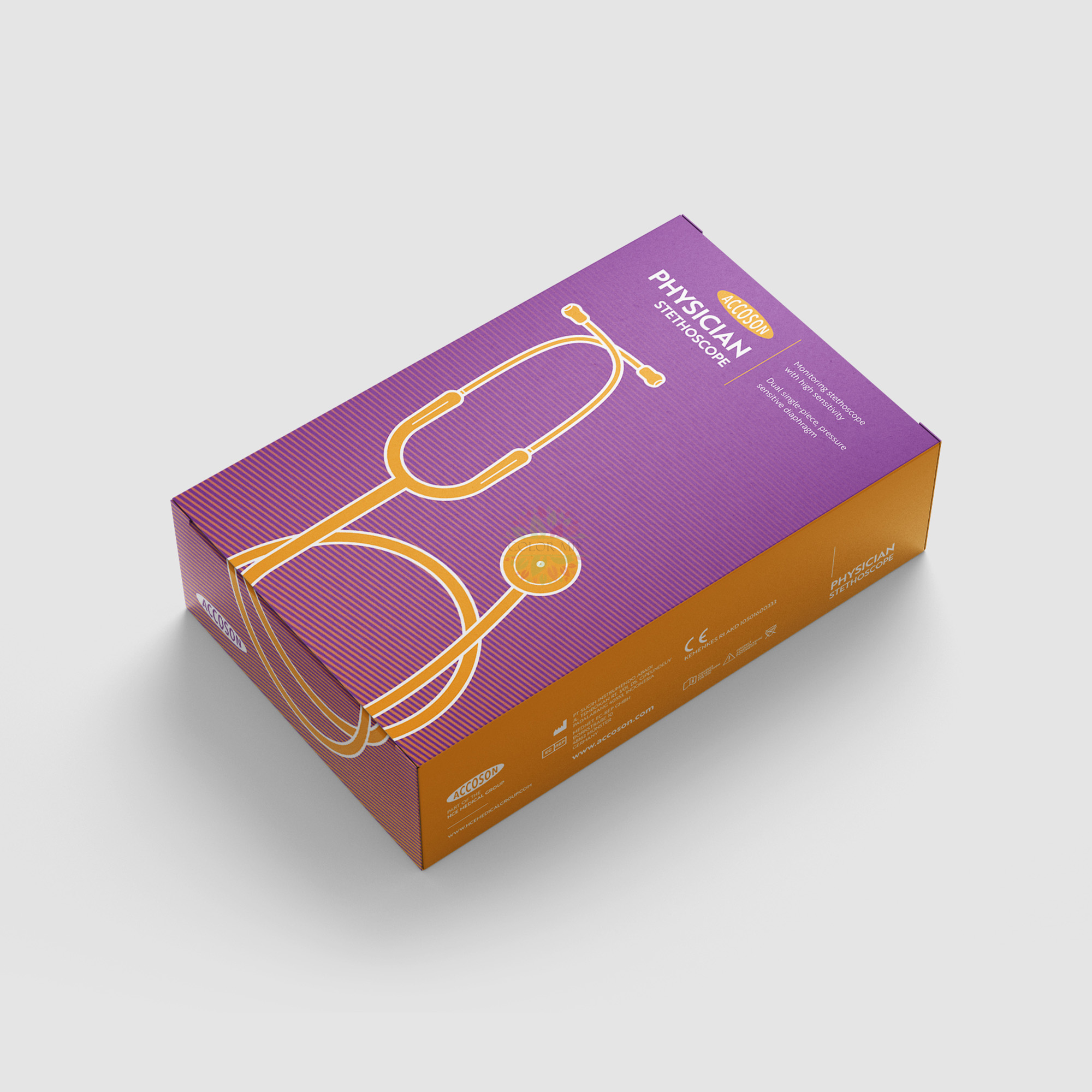 Straight Tuck End Stethoscope Packaging Box for Retail