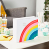 Color Rainbow Gift Packaging Box For Kid Party