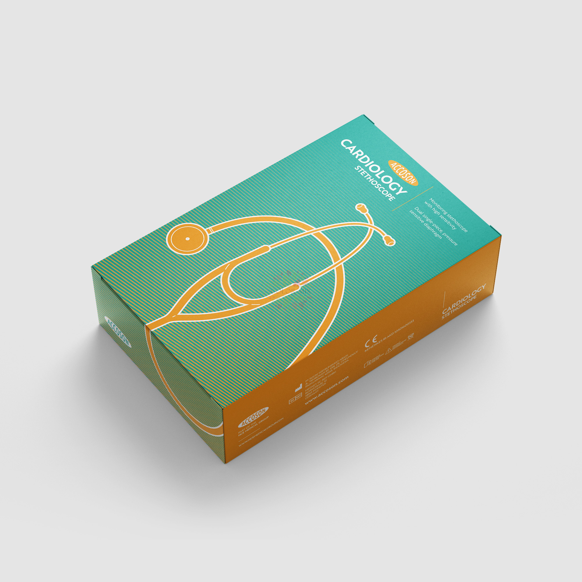 Straight Tuck End Stethoscope Packaging Box for Retail